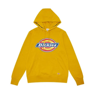 Dickies Logo Printed Pullover Sweatshirt Earthy Yellow Long Sleeve DK008715C01