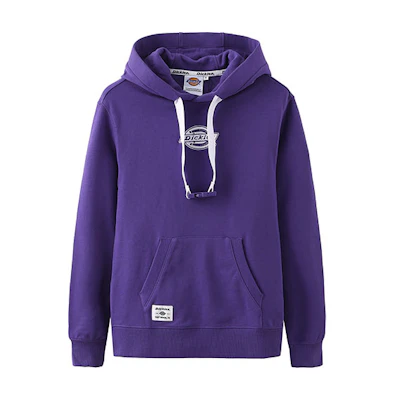 Dickies Logo Printed Pullover Sweatshirt Unisex Purple DK007509A721