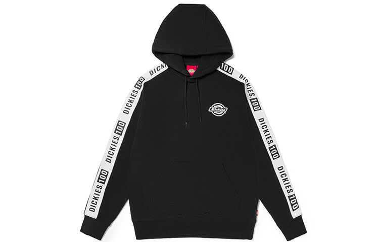Dickies Logo Tape Hoodie Black Unisex DK010355BLK