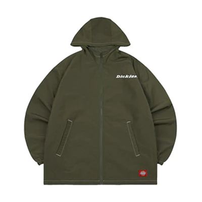Dickies Logo Zip-Up Hoodie Jacket Military Green () DK008144MGR