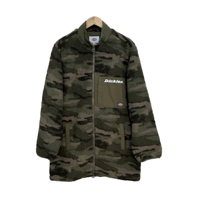 Dickies Long Fleece Coat with Sherpa Lining DK008020B321