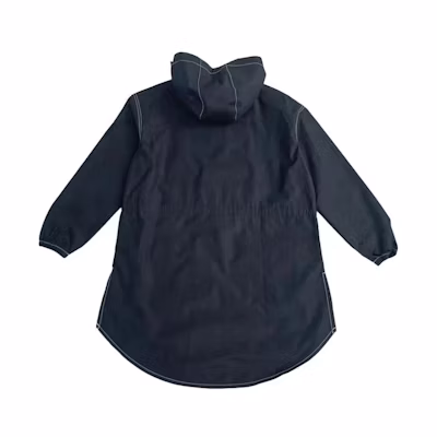 Dickies Long Padded Hooded Jacket Unisex Black DK008097BLK11