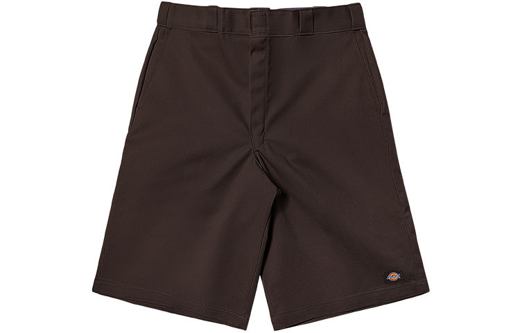 Dickies Loose Fit Solid Brown Casual Shorts. DK011796DBX