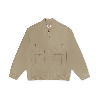 Dickies Loose Fit Solid Zip Workwear Jacket Khaki DK009420CH1