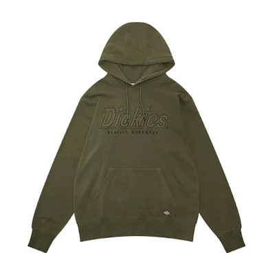 Dickies Men’s Military Green Embroidered Logo Hoodie DK009448MGR