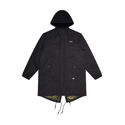 Dickies Mid-Length Jacket with Back Slit Black DK009483BLK