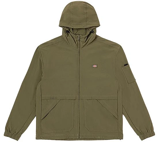 dickies-military-green-hooded-windbreaker-jacket-dk-012456