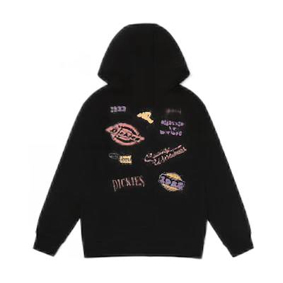 Dickies Multi-Pattern Graphic Sweatshirt Unisex Black DK010385BLK