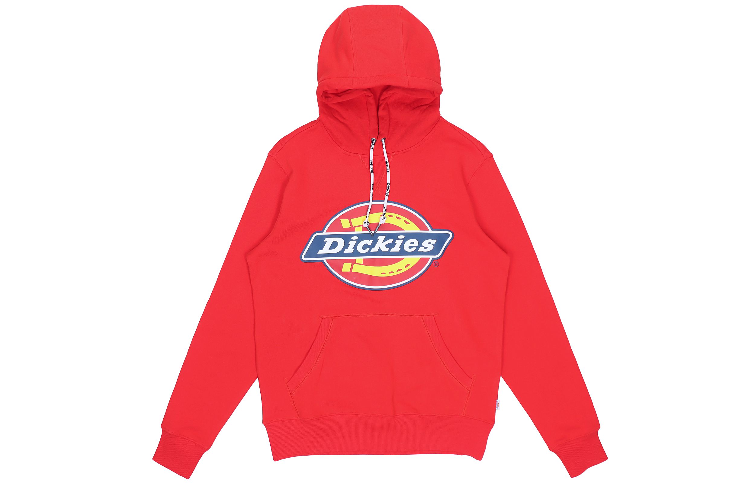 Dickies Multicolor Logo Print Casual Pullover Sweatshirt Red Unisex Couple Style DK006863A70