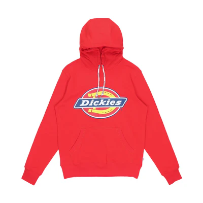 Dickies Multicolor Logo Print Casual Pullover Sweatshirt Red Unisex Couple Style DK006863A70