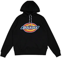 Dickies Multicolor Logo Printed Pullover Hoodie Black DK006863CC2 Dickies Multicolor Logo Printed Pullover Hoodie Black DK006863CC2