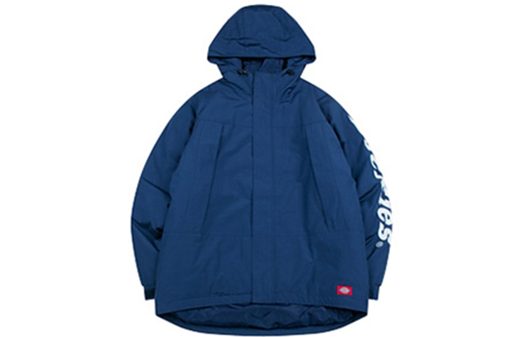Dickies Navy Zip-Up Hoodie Jacket with Sleeve Print DK008135B29