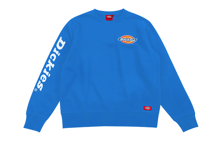 Dickies Nebula Blue Printed Sleeve Crewneck Sweatshirt DK008148B25
