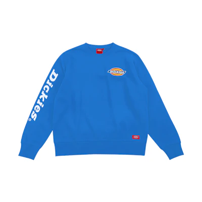 Dickies Nebula Blue Printed Sleeve Crewneck Sweatshirt DK008148B25