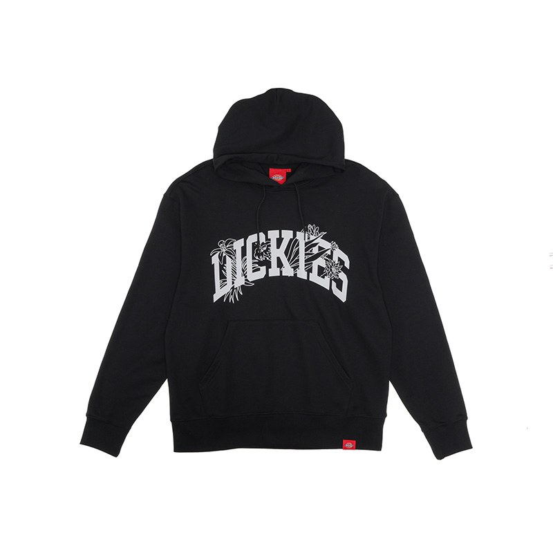 Dickies New Front Logo Print Fleece Hoodie Unisex Couple Style DK0A87CL