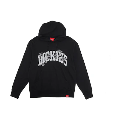 Dickies New Front Logo Print Fleece Hoodie Unisex Couple Style DK0A87CL