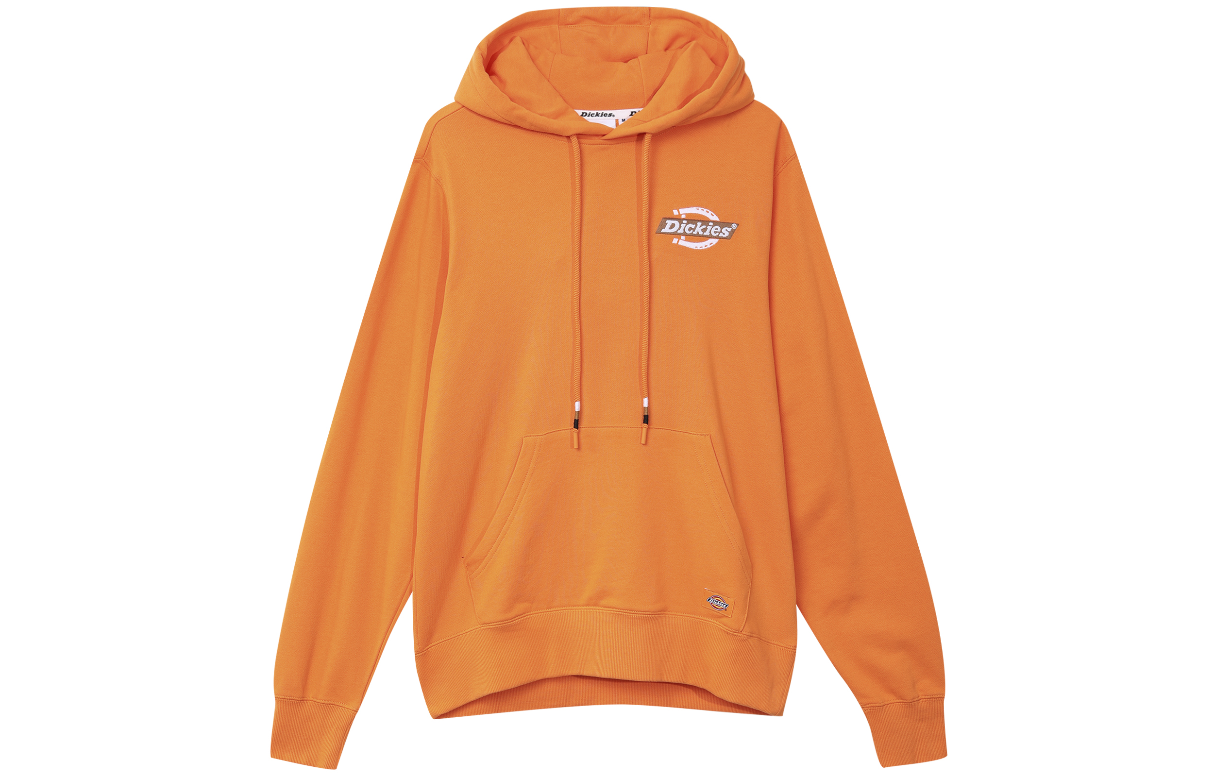 Dickies Orange Hoodie with Letter Print Pullover Design DK009470C04