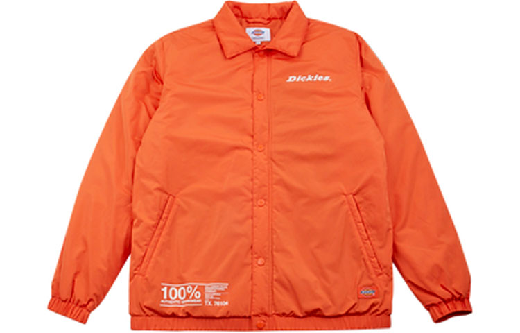 Dickies Orange Oversized Coach Jacket with Turn-down Collar DK008008OG81