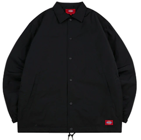 dickies-padded-coach-jacket-with-back-logo-print-dk-008132-blk
