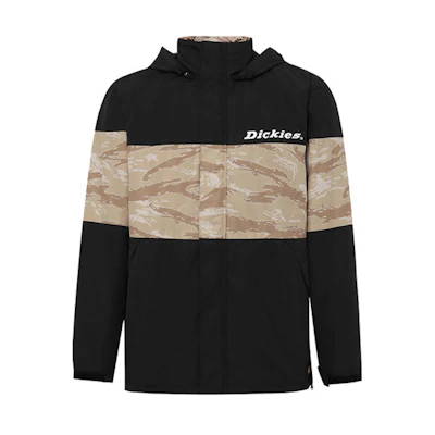 Dickies Padded Colorblock Hooded Jacket Black DK006682CC2