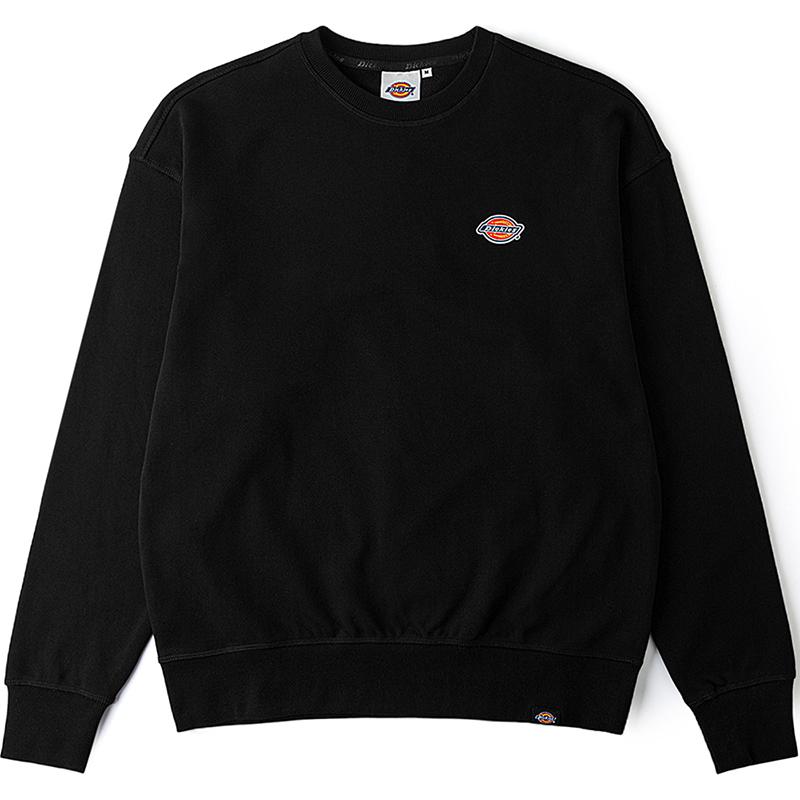 Dickies Patchwork Crewneck Sweatshirt Unisex Casual Long Sleeve Pullover. DK013108-Clothing