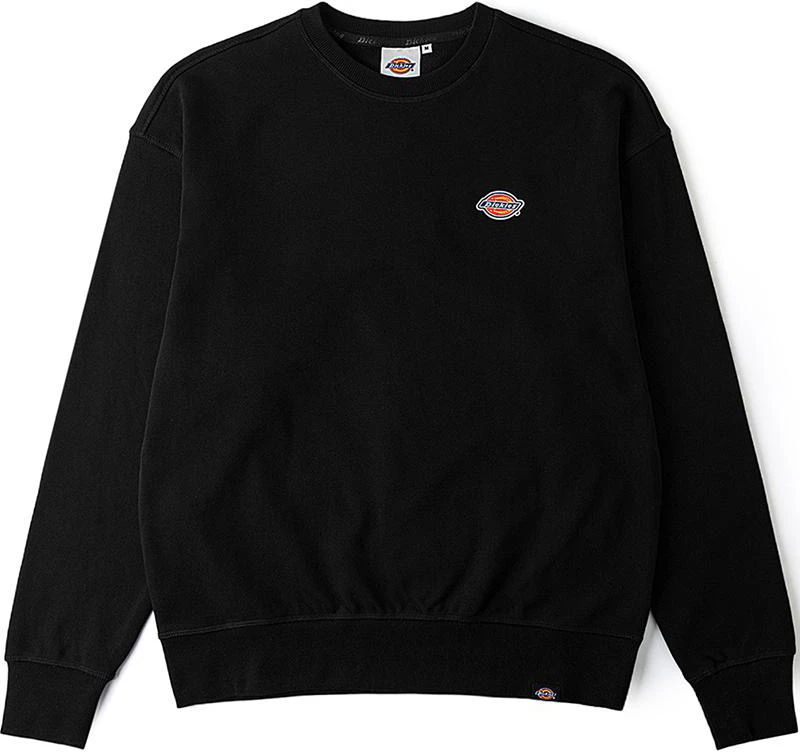 dickies-patchwork-crewneck-sweatshirt-unisex-casual-long-sleeve-pullover-dk-013108-clothing