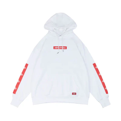 Dickies Printed Hoodie White Unisex for Couples DK007566EC4D