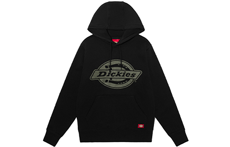 Dickies Printed Logo Hoodie Unisex Black DK010396BLK
