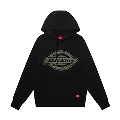 Dickies Printed Logo Hoodie Unisex Black DK010396BLK