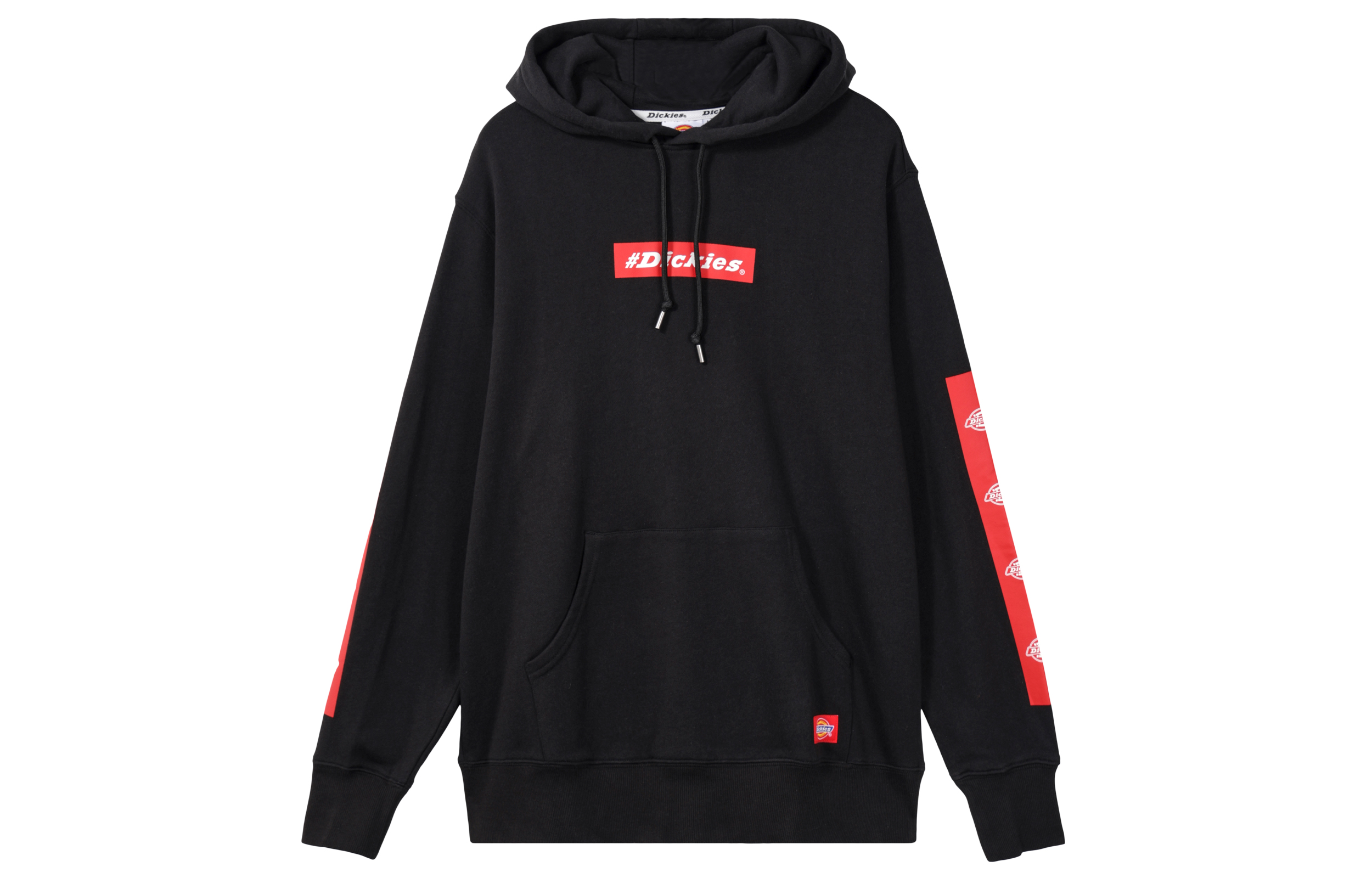 Dickies Printed Unisex Couple Hoodie Black DK007566ECC2