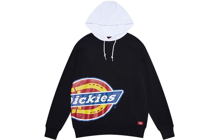 Dickies Pullover Hoodie with Side Logo Print Unisex DK009594BLK