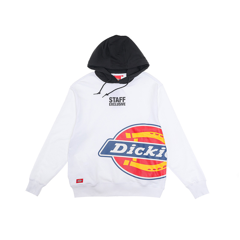 Dickies Pullover Sweatshirt with Large Logo Print Long Sleeve Casual Style DK011283