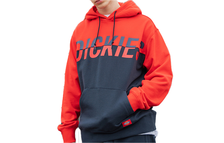 Dickies Red Color-Block Hoodie DK007325A70