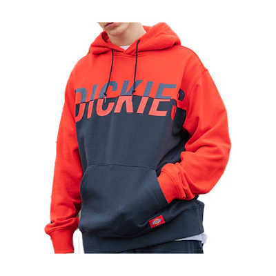 Dickies Red Color-Block Hoodie DK007325A70