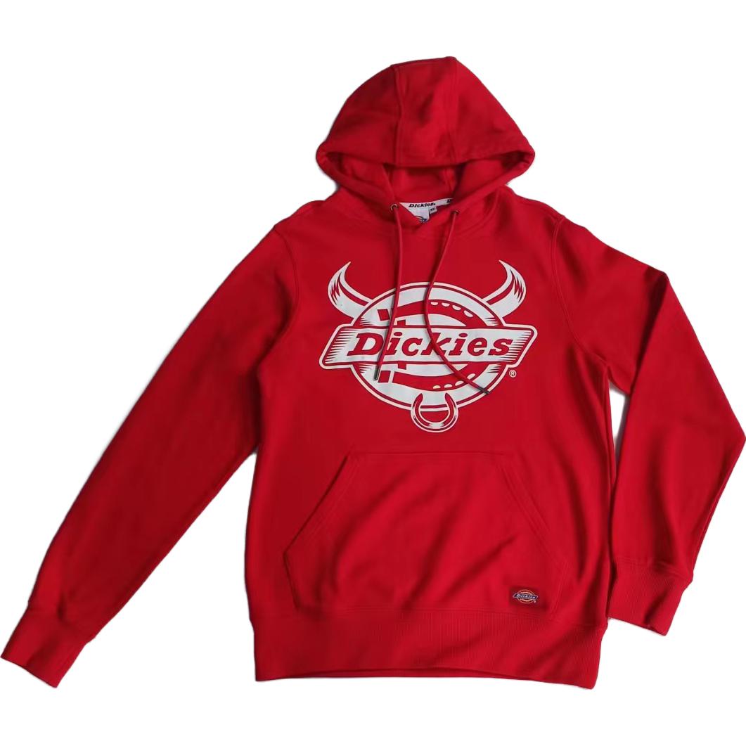 Dickies Red Hoodie Chinese New Year Ox Zodiac Print DK008292A701