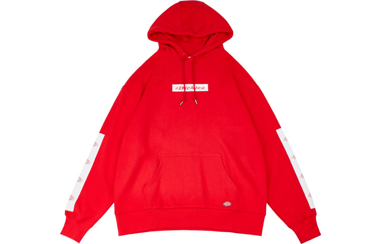 Dickies Red Printed Hoodie DK007566EA70