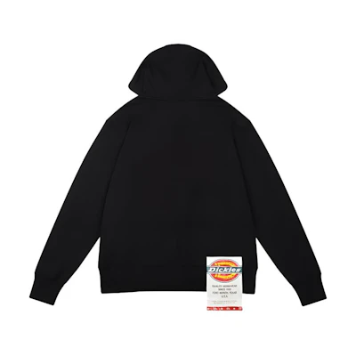 Dickies Reflective Logo Print Pullover Hoodie Black - DK008084BLK