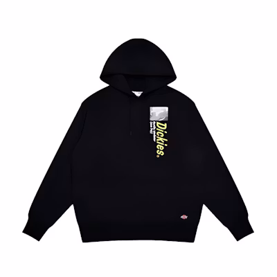 Dickies Retro Logo Embroidered Hoodie Men’s Black DK008721-BLK