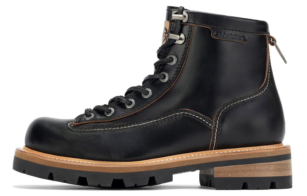 Dickies Retro Style Outdoor Boots Black 244M50LXS13A Black Color