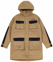 Dickies Reversible Cotton Jacket with Multiple Pockets in Khaki DK008013A93 Dickies Reversible Cotton Jacket with Multiple Pockets in Khaki DK008013A93