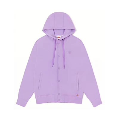 Dickies Rose Purple Logo Print Hooded Jacket Unisex DK011599-D05