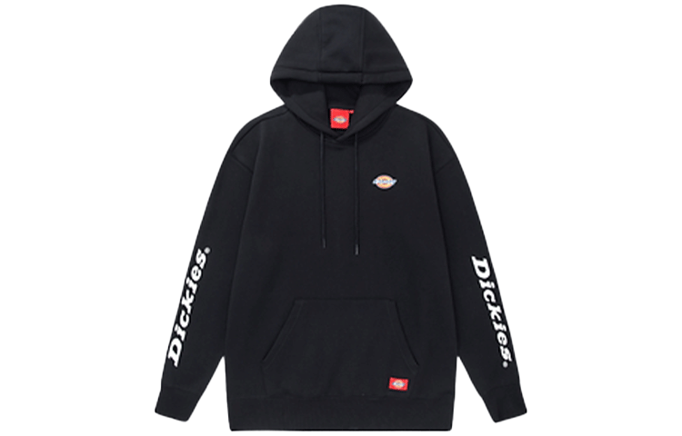 Dickies Side Logo Hoodie with Chest Print Unisex - Black DK009719BLK1