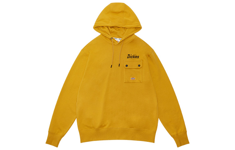 Dickies Solid Color Hoodie with Chest Pocket Sunflower Yellow DK009446C01