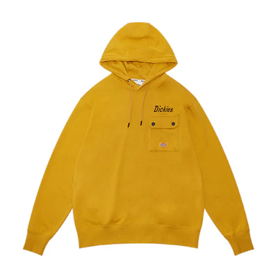 Dickies Solid Color Hoodie with Chest Pocket Sunflower Yellow DK009446C01