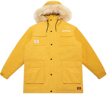 Dickies Solid Color Lettering Hooded Jacket Unisex Mustard Yellow DK009551C01 Buy Dickies Solid Color Lettering Hooded Jacket Unisex Mustard Yellow DK009551C01