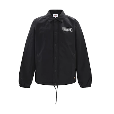 Dickies Solid Color Loose Fit Long Sleeve Jacket Unisex Black DK010914BLK