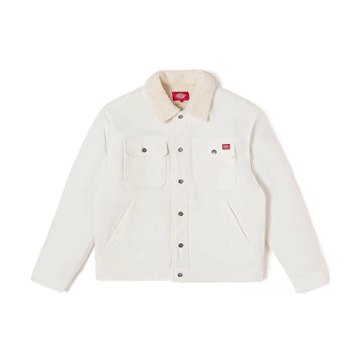 Dickies Solid Color Loose Fit Work Jacket with Pockets Unisex Long Sleeve DK012575