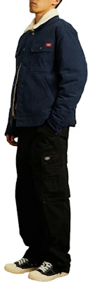 Dickies Solid Color Loose Fit Work Jacket with Pockets Unisex Long Sleeve DK012575 Lookbook Dickies Solid Color Loose Fit Work Jacket with Pockets Unisex Long Sleeve DK012575