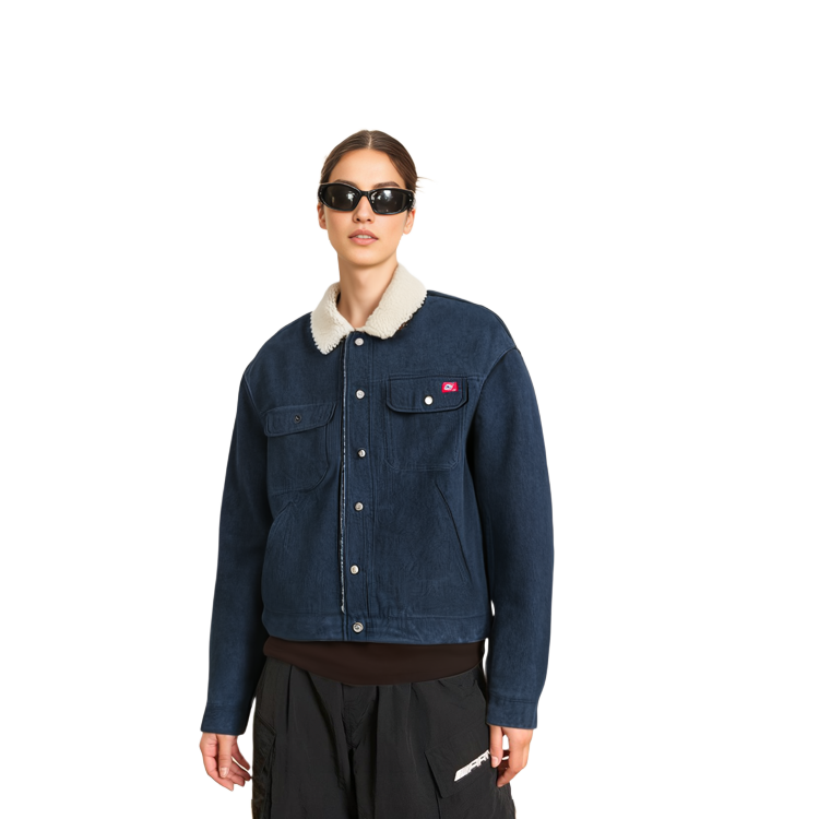 Shop Dickies Solid Color Loose Fit Work Jacket with Pockets Unisex Long Sleeve DK012575