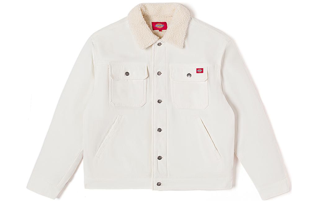 Purchase Dickies Solid Color Loose Fit Work Jacket with Pockets Unisex Long Sleeve DK012575